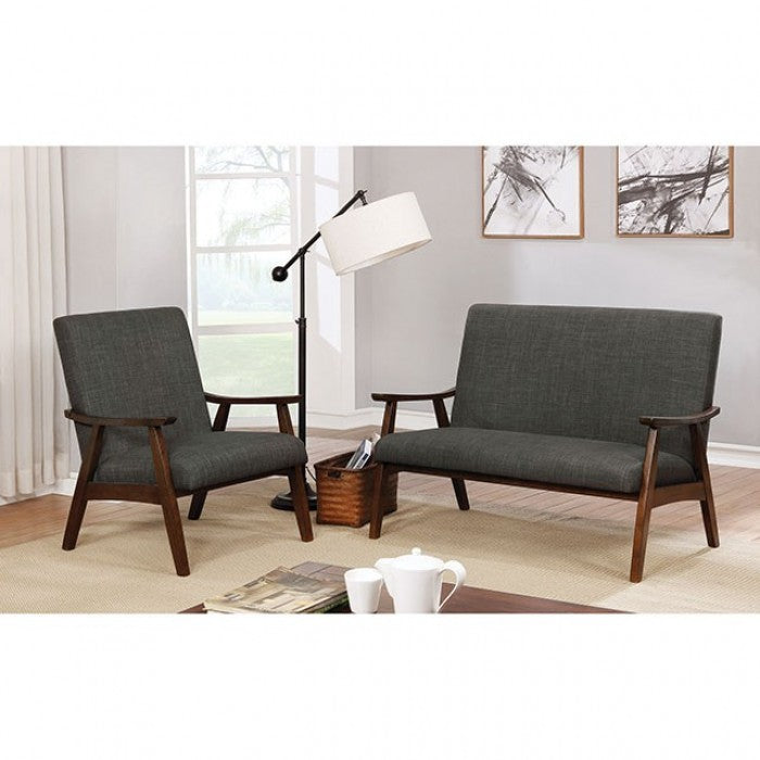Deena Dark Gray Accent Chair - CM-AC5708DG