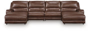 DeepWakes Canyon 4-Piece Power Reclining Sectional with Chaise - PCU62607S11