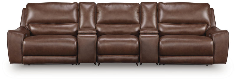 DeepWakes Canyon 5-Piece Power Reclining Sectional - PCU62607S14