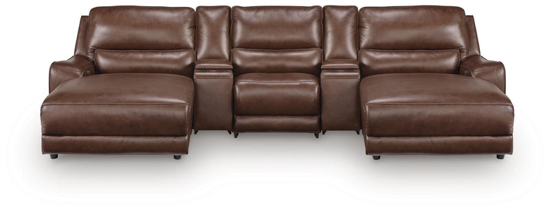 DeepWakes Canyon 5-Piece Power Reclining Sectional with Chaise - PCU62607S16