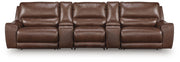 DeepWakes Canyon 5-Piece Reclining Sectional with Storage Consoles - PCU62607S39