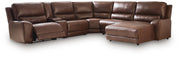 DeepWakes Canyon 6-Piece Power Reclining Sectional with Chaise - PCU62607S6