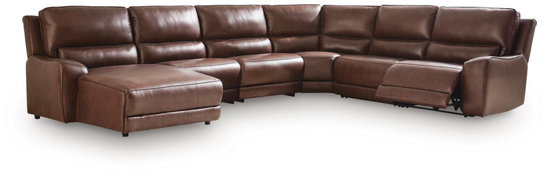 DeepWakes Canyon 6-Piece Reclining Sectional with Chaise - PCU62607S32
