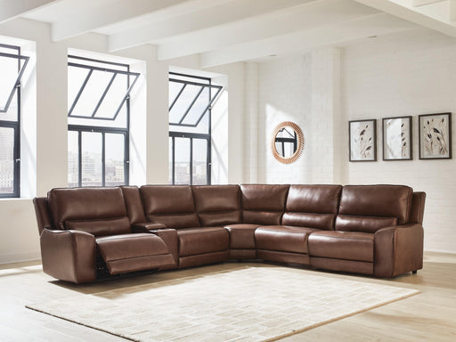DeepWakes Canyon 6-Piece Reclining Sectional with Storage Console - PCU62607S36