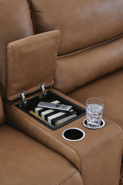 DeepWakes Caramel 3-Piece Power Reclining Sectional - PCU62606S3