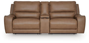 DeepWakes Caramel 3-Piece Power Reclining Sectional - PCU62606S3