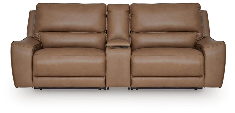 DeepWakes Caramel 3-Piece Power Reclining Sectional - PCU62606S3