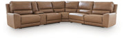 DeepWakes Caramel 6-Piece Power Reclining Sectional - PCU62606S10