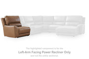 DeepWakes Caramel Left-Arm Facing Power Recliner - PCU6260658
