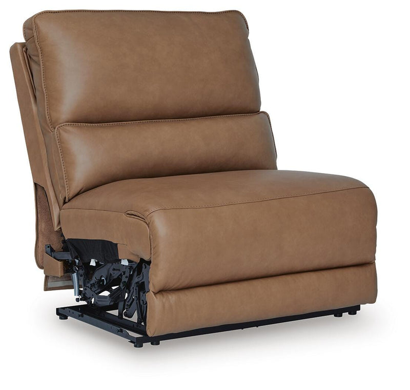 DeepWakes Caramel Power Armless Recliner - PCU6260631