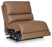 DeepWakes Caramel Power Armless Recliner - PCU6260631