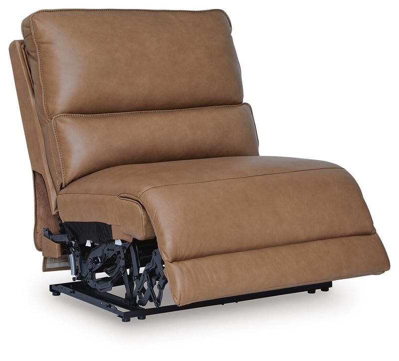 DeepWakes Caramel Power Armless Recliner - PCU6260631