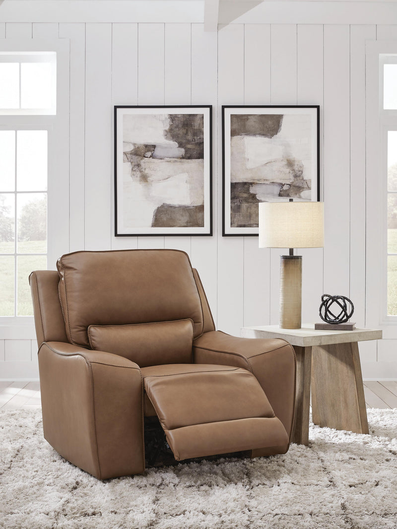 DeepWakes Caramel Power Recliner - PCU6260613