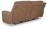 DeepWakes Caramel Power Reclining Sofa - PCU6260647