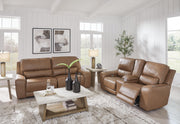 DeepWakes Sofa and Loveseat in Caramel - PKG022062