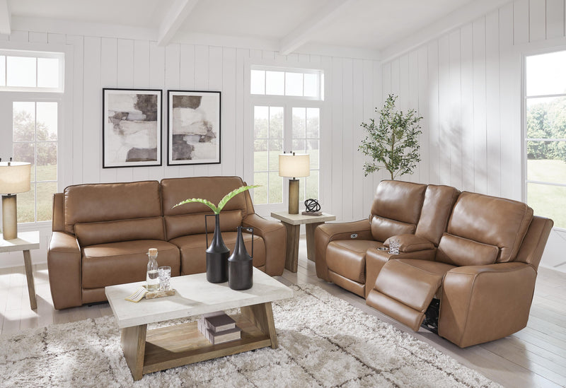 DeepWakes Sofa and Loveseat in Caramel - PKG022062