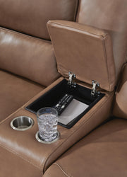 DeepWakes Sofa and Loveseat in Caramel - PKG022062