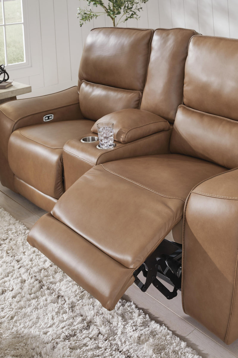 DeepWakes Sofa and Loveseat in Caramel - PKG022062
