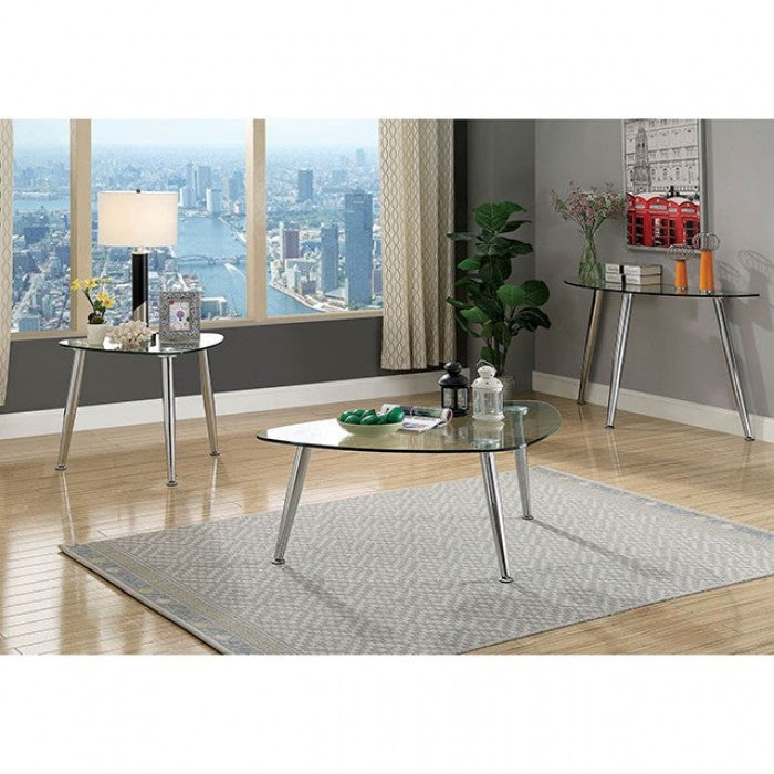 Delany Chrome End Table - CM4156E-PK
