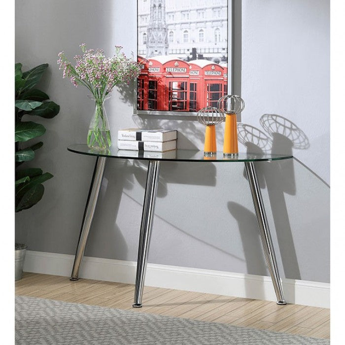 Delany Chrome Sofa Table - CM4156S-PK