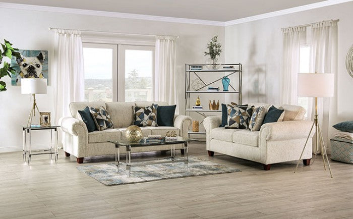 Delgada Beige Loveseat - SM7749-LV