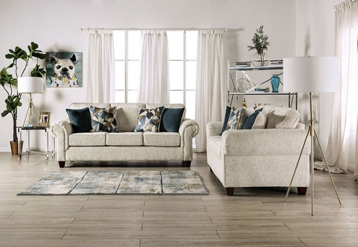 Delgada Beige Loveseat - SM7749-LV