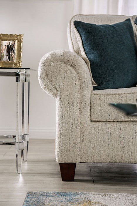 Delgada Beige Loveseat - SM7749-LV