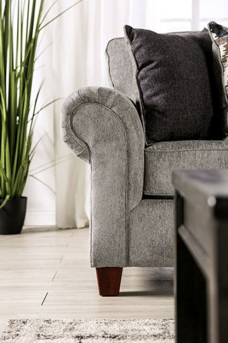 Delgada Graphite Loveseat - SM7750-LV