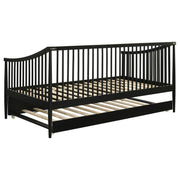 Delgado Windsor Twin Wood Daybed with Trundle Black - 310027