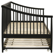 Delgado Windsor Twin Wood Daybed with Trundle Black - 310027