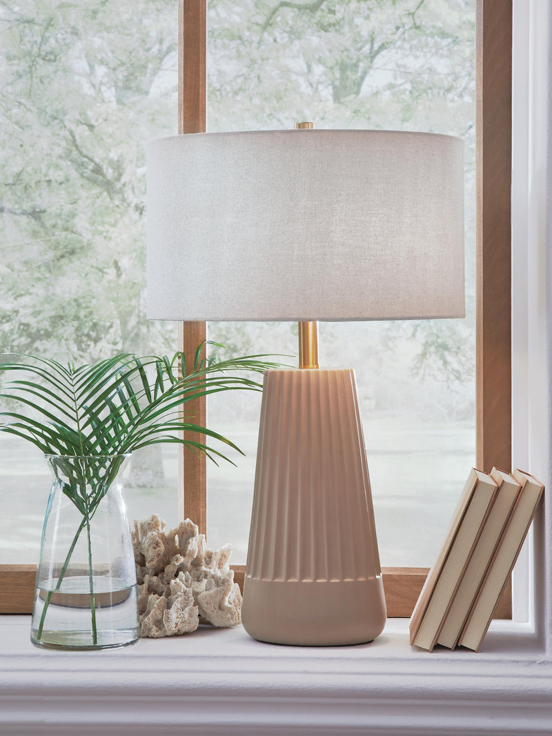 Dellner Mocha Table Lamp - L100854