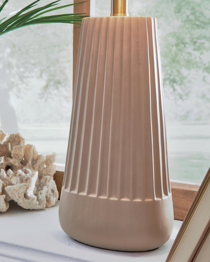 Dellner Mocha Table Lamp - L100854
