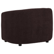 Delroy 3-Piece Stationary Sofa Set Aubergine Polyester Upholstery - 511261-S3