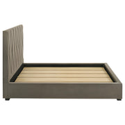 Delsea Upholstered Queen Panel Platform Bed Light Brown - 315975Q