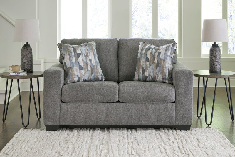 Deltona Graphite Living Room Set - Gate FurnitureLiving Room Set