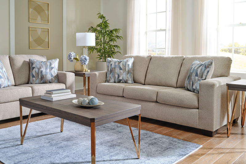 Deltona Parchment Living Room Set - Gate FurnitureLiving Room Set