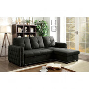 Demi Dark Gray Sectional - CM6562-SECT