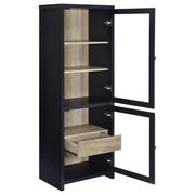 Denison 3-piece Entertainment Center 79-inch TV Stand Black - 720223-SET
