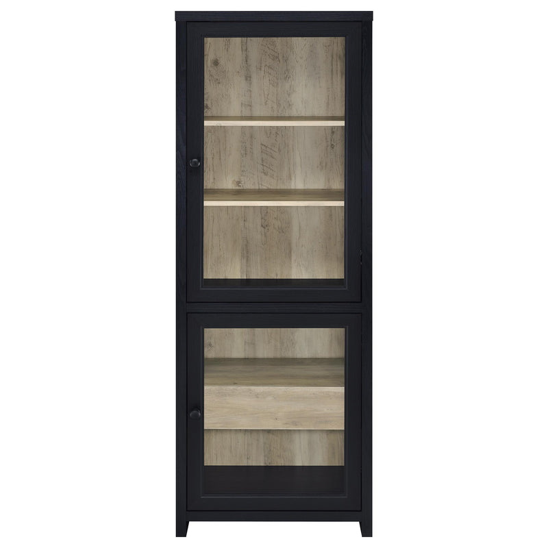 Denison 3-piece Entertainment Center 79-inch TV Stand Black - 720223-SET