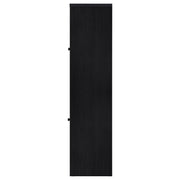 Denison 67-inch 2-door Media Tower Storage Cabinet Black - 720224