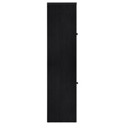 Denison 67-inch 2-door Media Tower Storage Cabinet Black - 720224