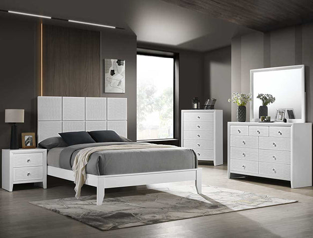 Denker King Hb/Fb White - B4712-K-HBFB