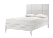 Denker White King Panel Bed - Gate FurnitureKing Bed