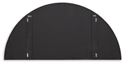 Denlow 2-Piece Wall Mirror in Black - PKG022071