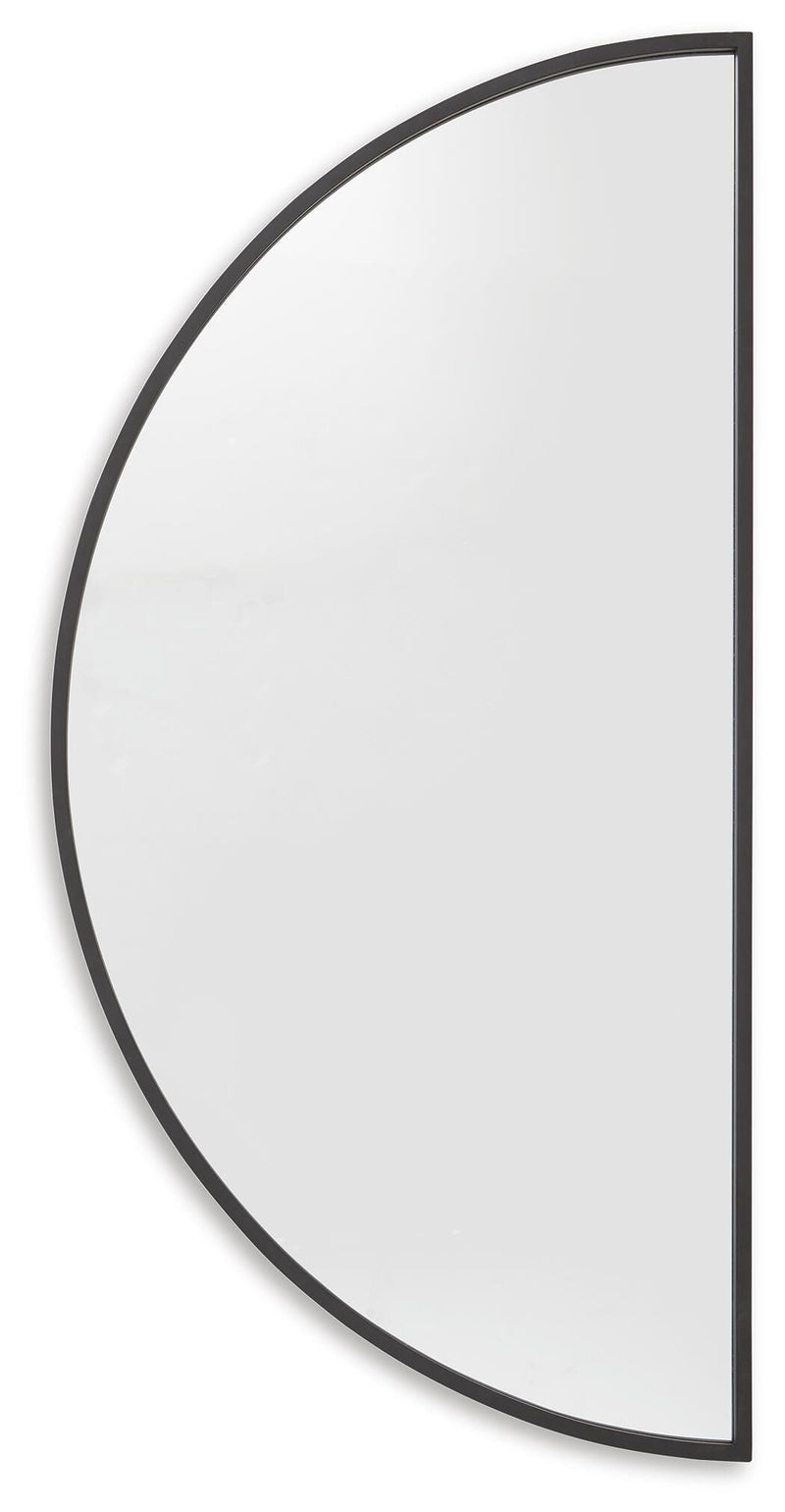 Denlow 2-Piece Wall Mirror in Black - PKG022071
