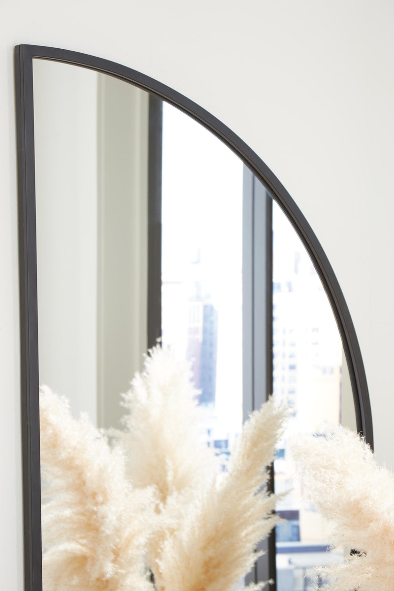 Denlow 2-Piece Wall Mirror in Black - PKG022071