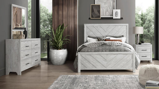 Denver King 4 PC Bedroom Set Rustic Natural - Denver King 4 PC Bedroom Set Rustic Natural
