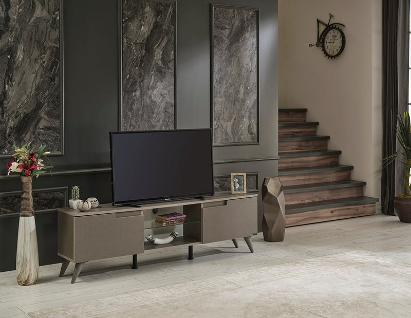 Denver Tv Stand in Brown - 721-DEN-TV-BROWN