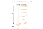 Derekson Multi Gray Chest of Drawers - Gate FurnitureChest