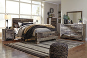 Derekson Multi Gray Nightstand - Gate FurnitureNightstand